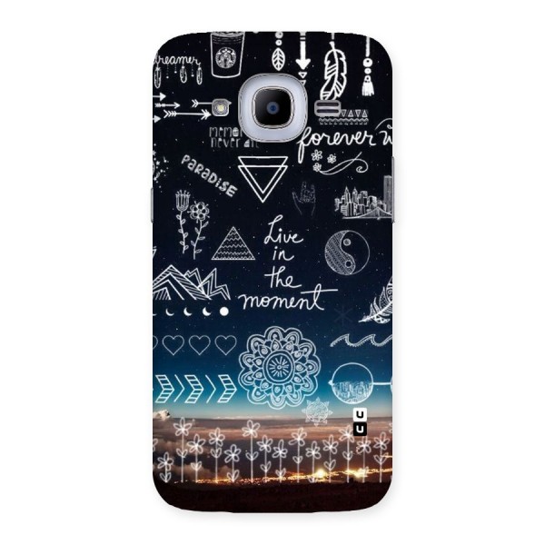 Live In The Moment Back Case for Samsung Galaxy J2 2016